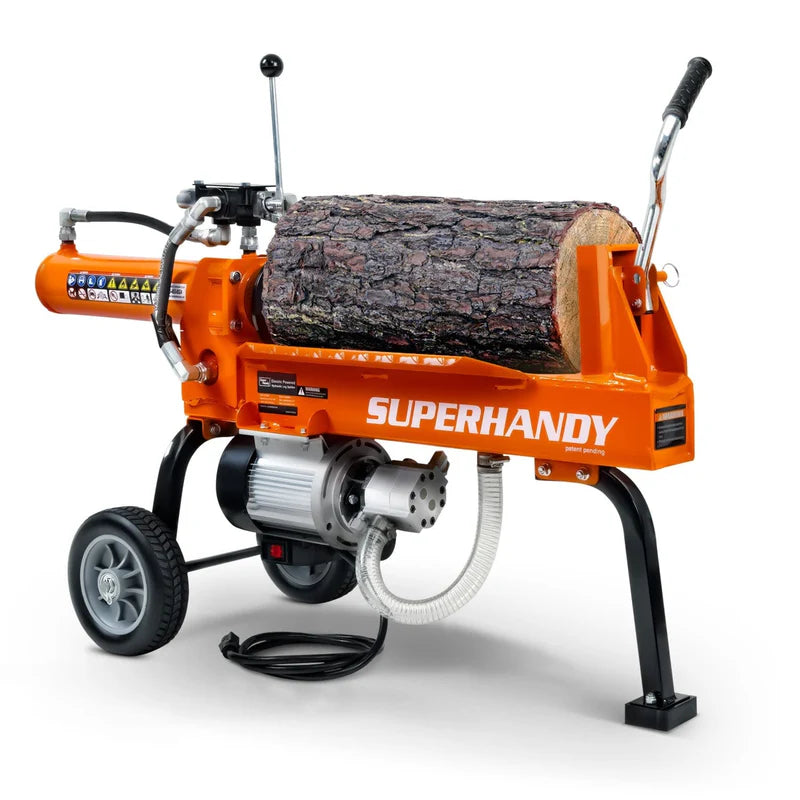 SuperHandy 14 Ton Electric Log Splitter – 120V Corded, 20" Max Log Length, Heavy-Duty Design (GUO084)