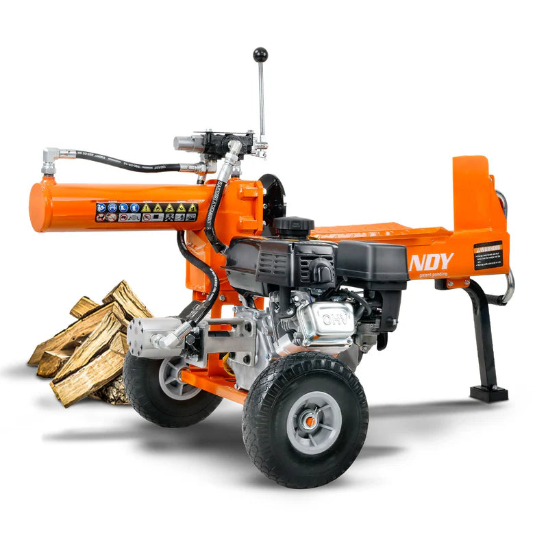 SuperHandy 20 Ton Gas Powered Log Splitter – 7HP 209cc Engine, 20" Max Log Length, Portable Design (GUO077)