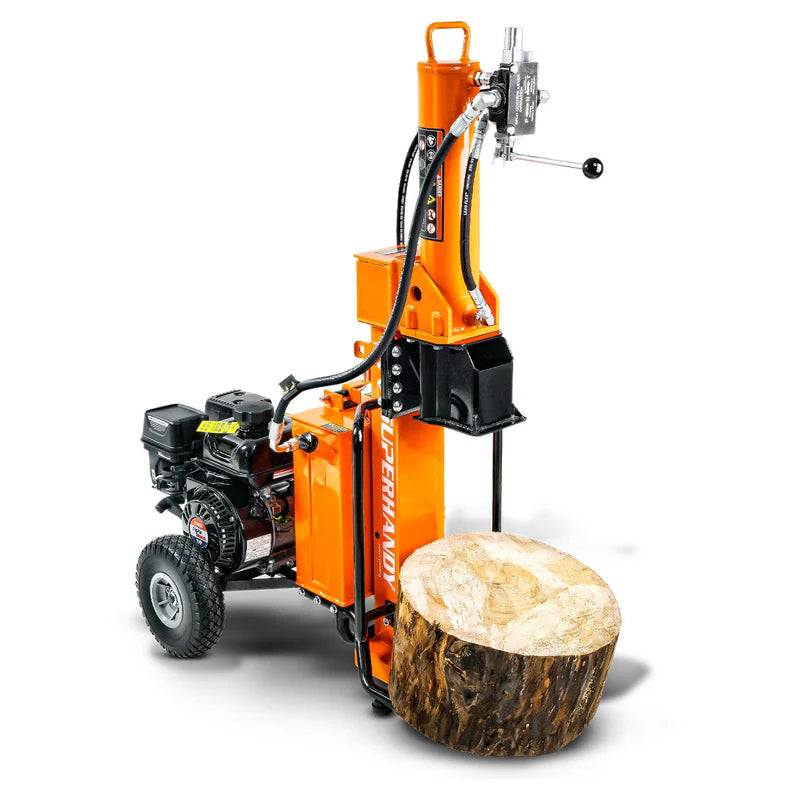 SuperHandy 25 Ton Gas Log Splitter – 7HP 209cc Engine, 20" Max Log Length, Horizontal & Vertical (GUO096)