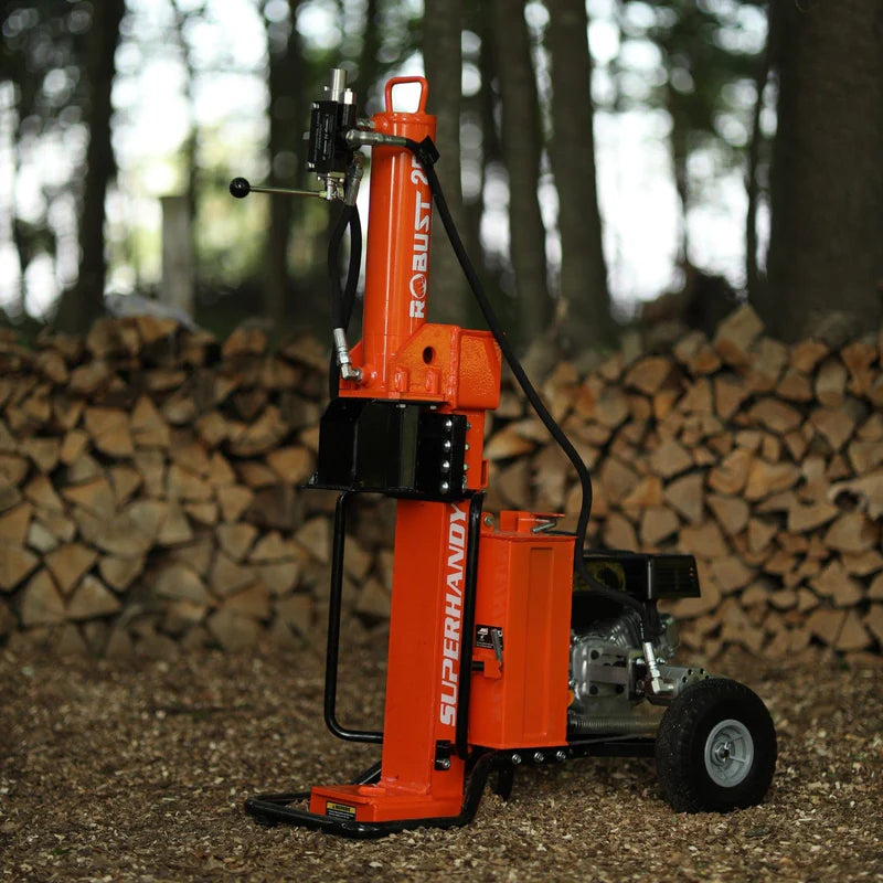 SuperHandy 25 Ton Gas Log Splitter – 7HP 209cc Engine, 20" Max Log Length, Horizontal & Vertical (GUO096)