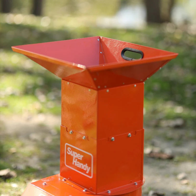 SuperHandy 120V Electric Leaf Mulcher Shredder – Corded, Heavy-Duty Steel Body, 11" Blades (GUO056)