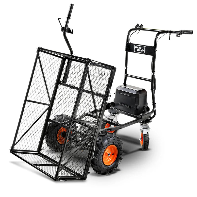 SuperHandy 48V Electric Utility Cart – 660 lb Capacity, 4-Wheel Self-Propelled (GUO095)