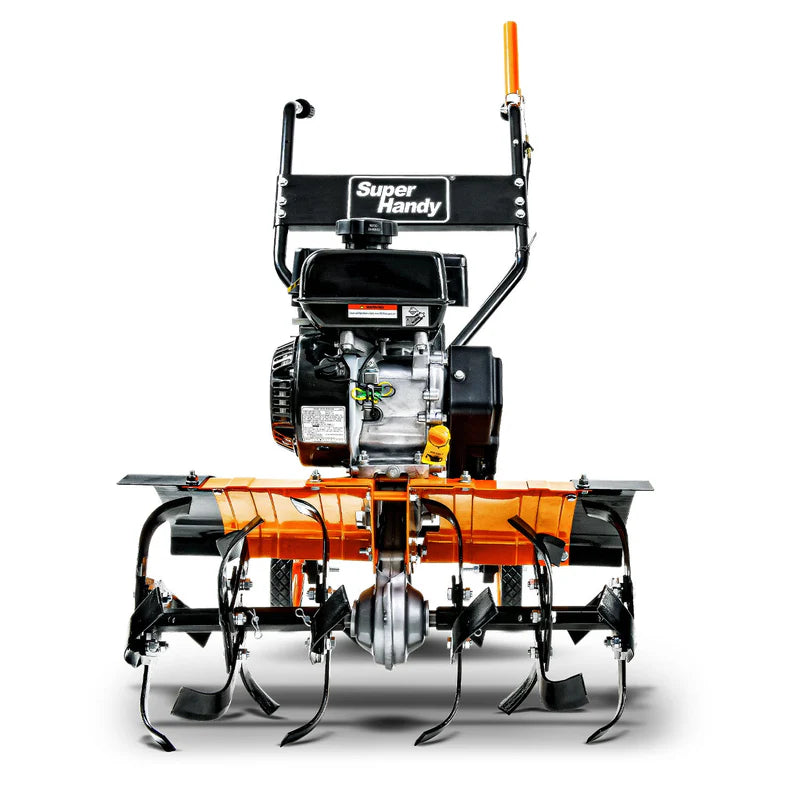 SuperHandy Gas Powered Garden Tiller – 7HP 209CC, 27" Tilling Width, Heavy-Duty Soil Cultivator (GUO093)