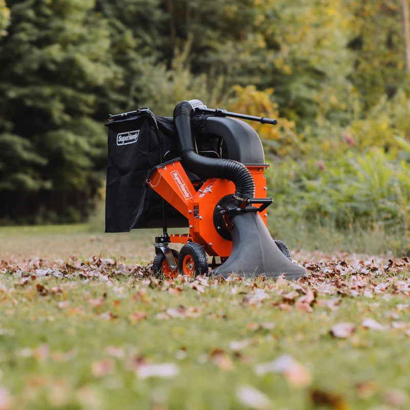 SuperHandy Leaf Vacuum & Wood Chipper – 7HP Gas Engine, 10:1 Mulch Ratio, 2" Max Branch Capacity (GUO128)