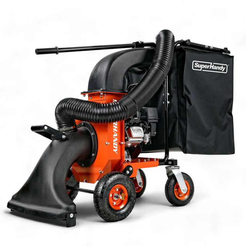 SuperHandy Leaf Vacuum & Wood Chipper – 7HP Gas Engine, 10:1 Mulch Ratio, 2" Max Branch Capacity (GUO128)