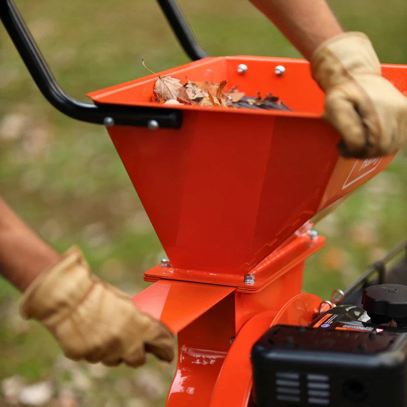 SuperHandy 3-in-1 Wood Chipper Pro, Shredder & Mulcher – 7HP 212cc Gas Engine, 3" Max Capacity (GUO019)